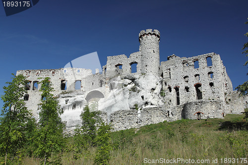 Image of Ogrodzieniec fortifications, Poland.