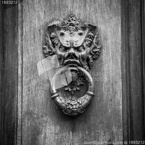 Image of Devil Head Door Knocker