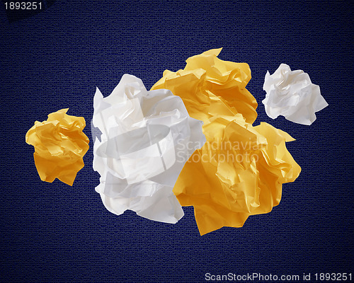 Image of Crumpled papers