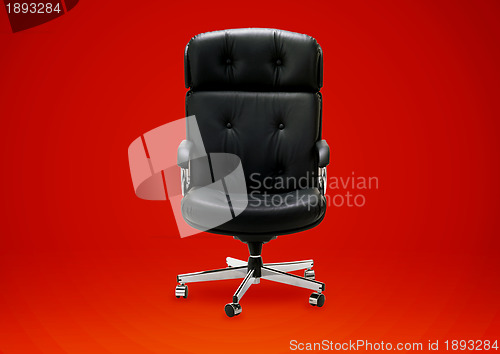 Image of Black armchair