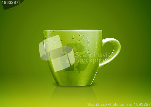 Image of Green tea mug 