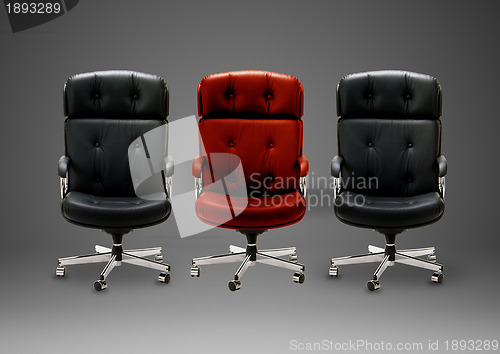 Image of Black armchair