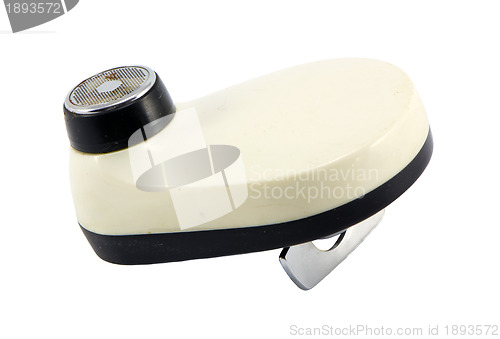 Image of Retro electric shave razor apparatus isolated 