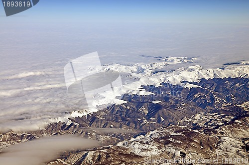 Image of Mountains and clouds