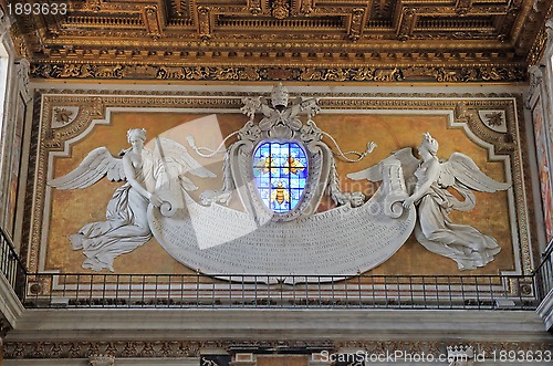 Image of Stained glass in church