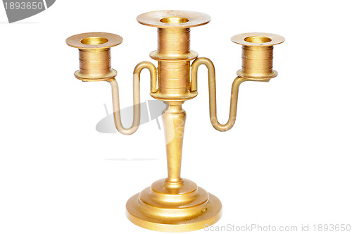 Image of Copper candelabrum