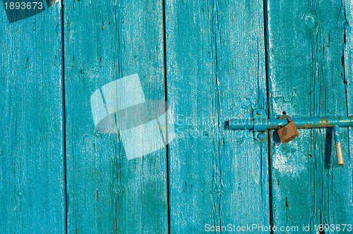 Image of Door with old latch