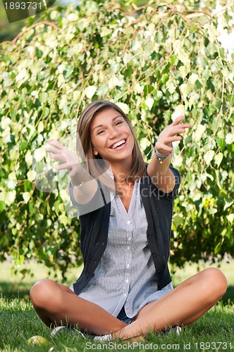 Image of Portrait of teenager girl