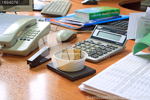 Image of office table