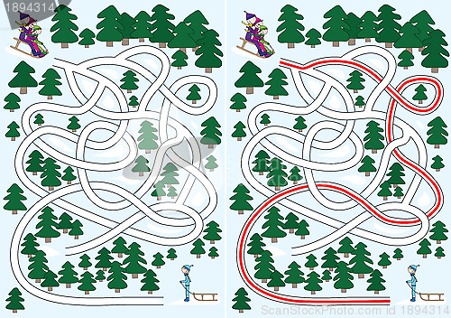 Image of Winter maze