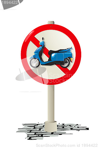Image of Scooter sign