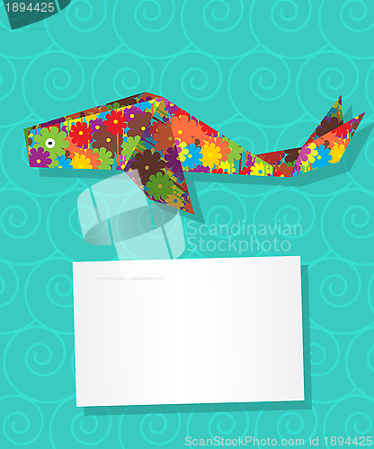 Image of Whale card