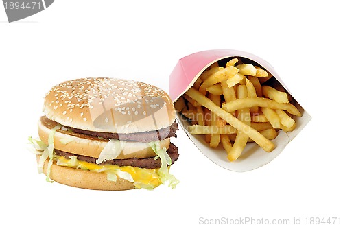 Image of Fast food menu