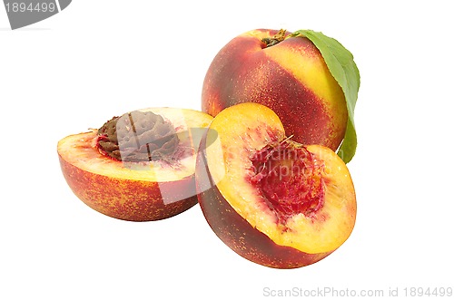 Image of Isolated nectarine