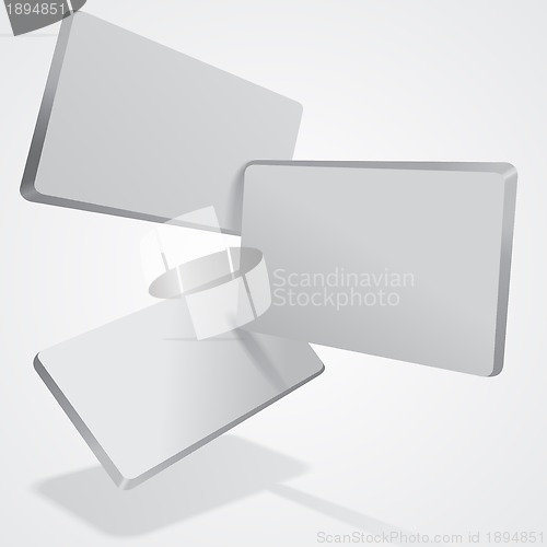 Image of Abstract 3D EPS8 overlapping tiles