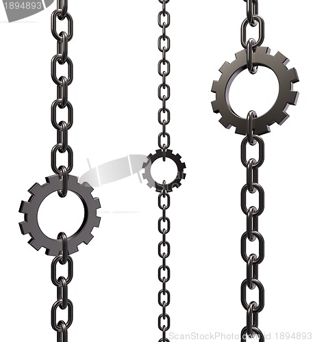 Image of gear wheel chain