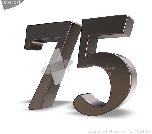 Image of number seventy five