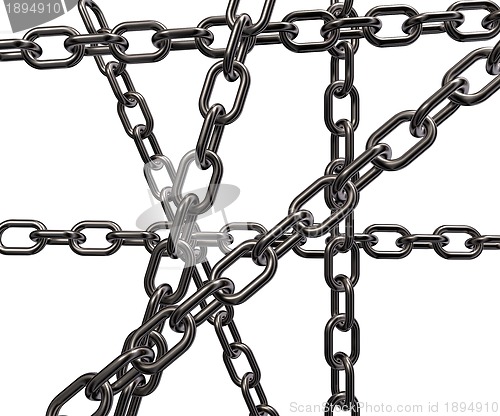 Image of metal chains