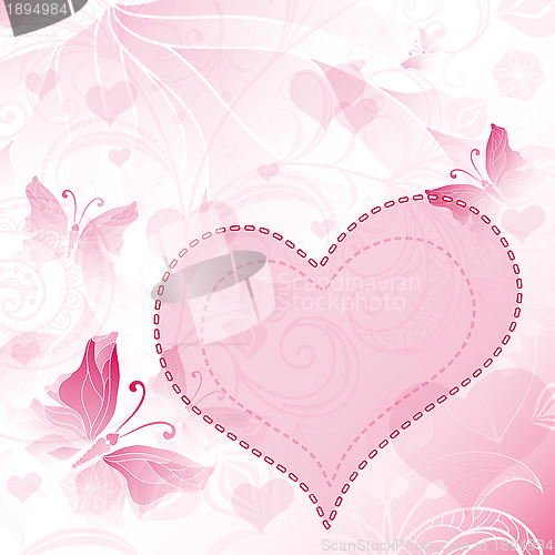 Image of Gentle valentines frame