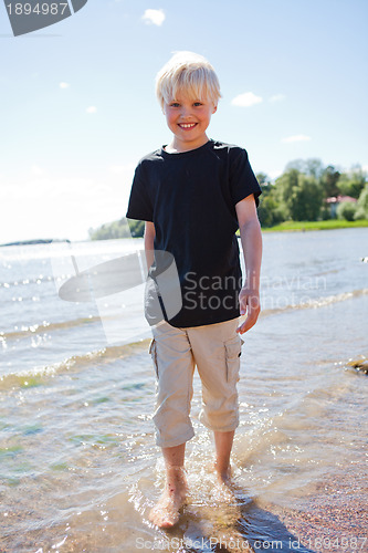 Image of Boy on the beach