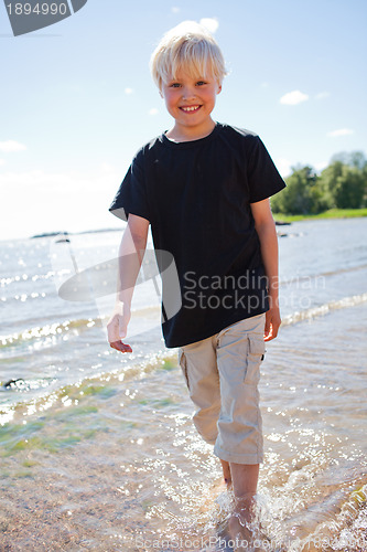 Image of Boy on the beach