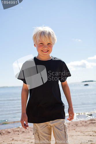Image of Boy on the beach