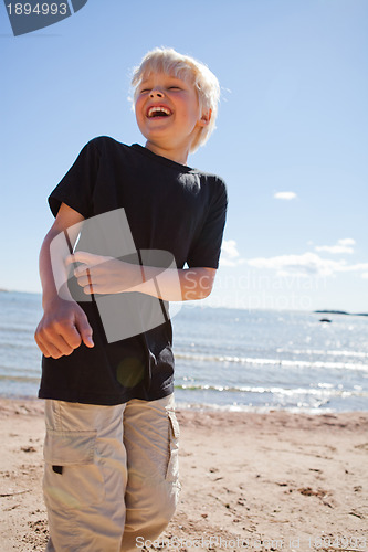 Image of Boy on the beach