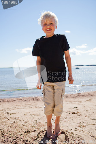 Image of Boy on the beach