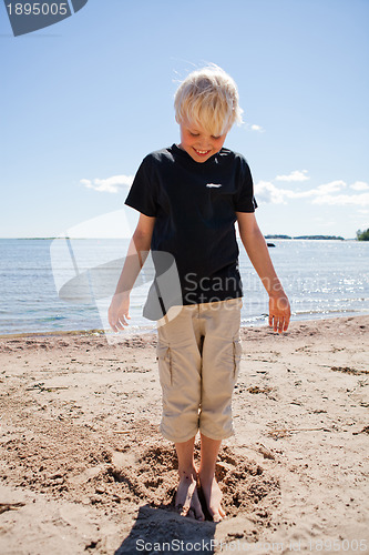 Image of Boy on the beach