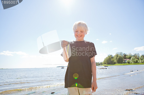 Image of Boy on the beach