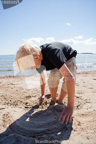 Image of Boy on the beach
