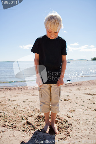 Image of Boy on the beach