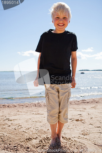 Image of Boy on the beach