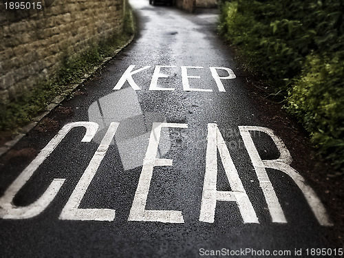 Image of Keep Clear