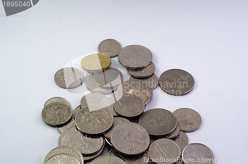 Image of clump of coins