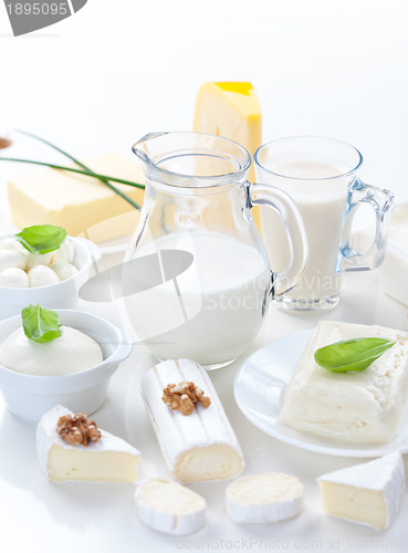 Image of Assortment of dairy products