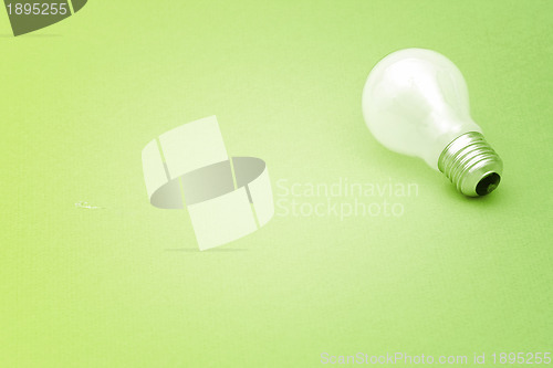 Image of Background with lit lightbulb