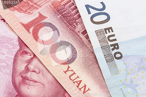 Image of Yuan and Euro