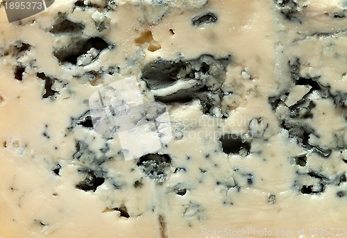 Image of Slice of blue cheese