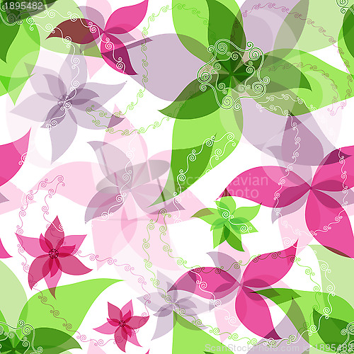 Image of Seamless floral pattern