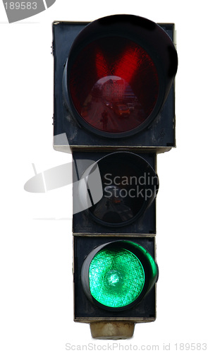 Image of Ampel grün | green traffic light