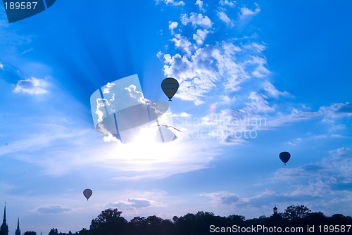 Image of heißluftballon in stockholm | balloon in stockholm