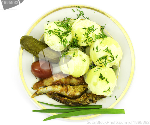 Image of Potatoes with  anchovies