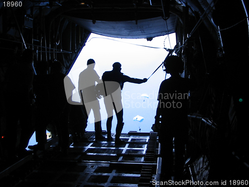 Image of parachute on standby