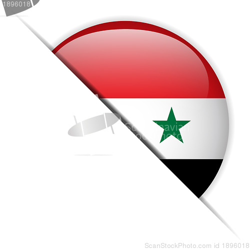 Image of Syria Flag Glossy Button