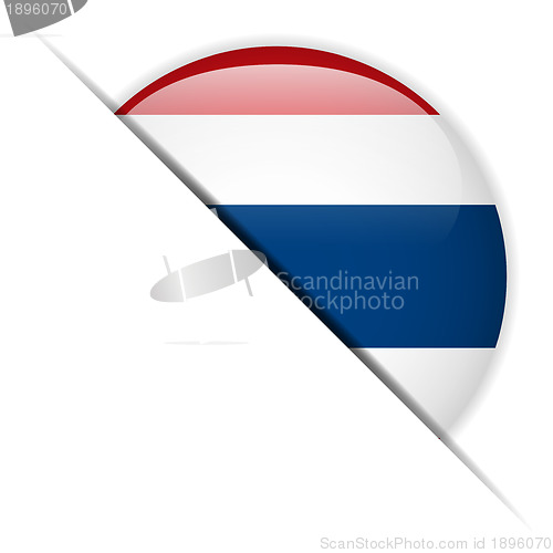 Image of Thailand Flag Glossy Button
