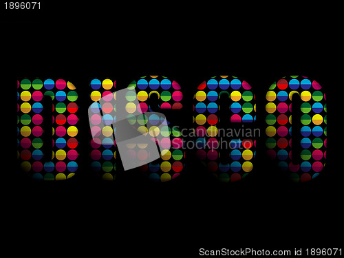 Image of Disco Letters Party Music Colorful Alphabet