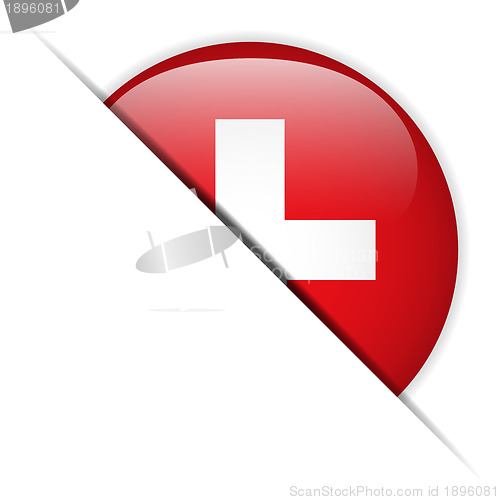 Image of Switzerland Flag Glossy Button