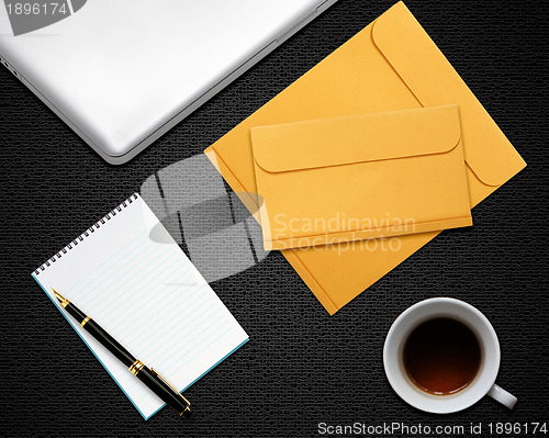 Image of business desktop