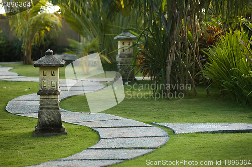 Image of Curving path